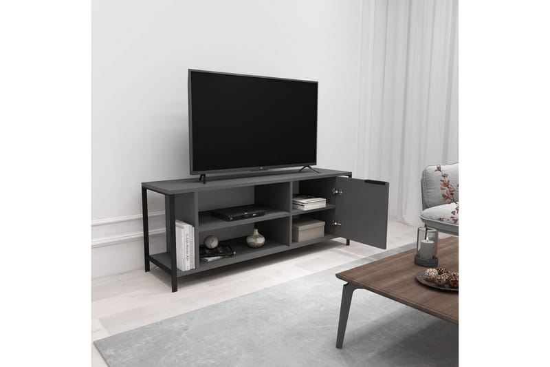 Desgrar Tv-benk 120x54 cm - Antrasitt - Møbler - Mediamøbel & tv møbel - TV-benk & mediabenk