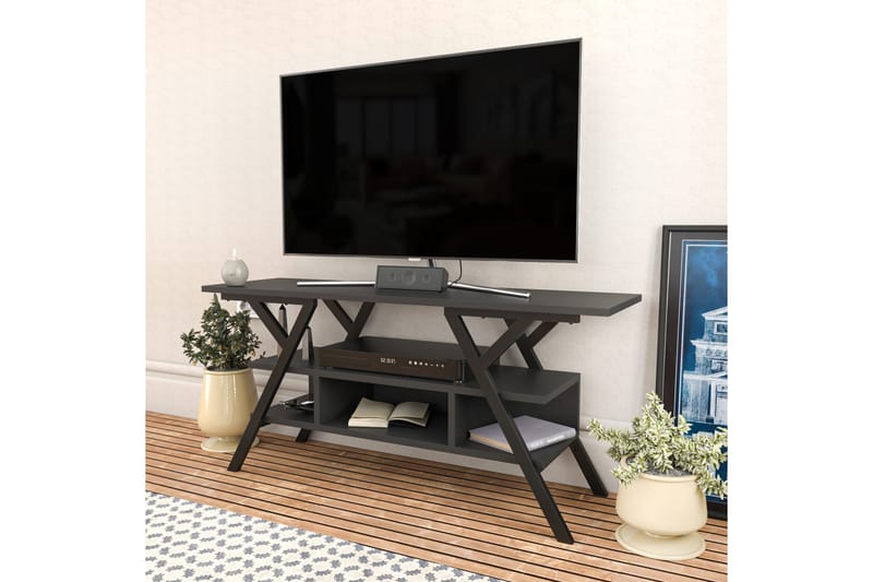 Desgrar Tv-benk 120x55 cm - Svart - Møbler - Mediamøbel & tv møbel - TV-benk & mediabenk