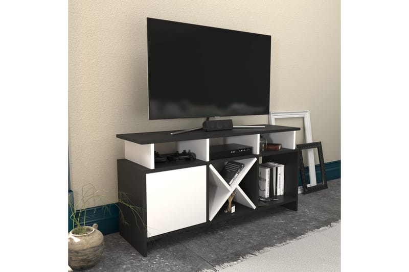 Desgrar Tv-benk 120x60,6 cm - Antrasitt - Møbler - Mediamøbel & tv møbel - TV-benk & mediabenk