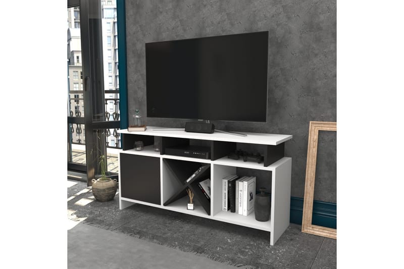 Desgrar Tv-benk 120x60,6 cm - Hvit - Møbler - Mediamøbel & tv møbel - TV-benk & mediabenk