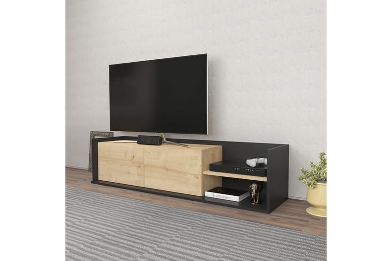 Desgrar Tv-benk 160x36,8 cm - Antrasitt - Møbler - Mediam�øbel & tv møbel - TV-benk & mediabenk