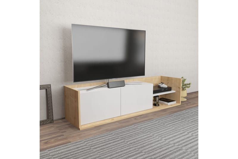 Desgrar Tv-benk 160x36,8 cm - Brun - Møbler - Mediamøbel & tv møbel - TV-benk & mediabenk