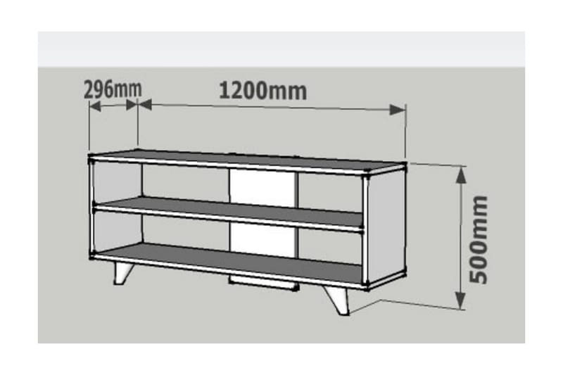 Kathrina TV-benk 120 cm - Eik - Møbler - Mediamøbel & tv møbel - TV-benk & mediabenk