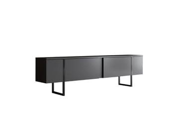 Luxe TV-benk 180x50 cm Svart