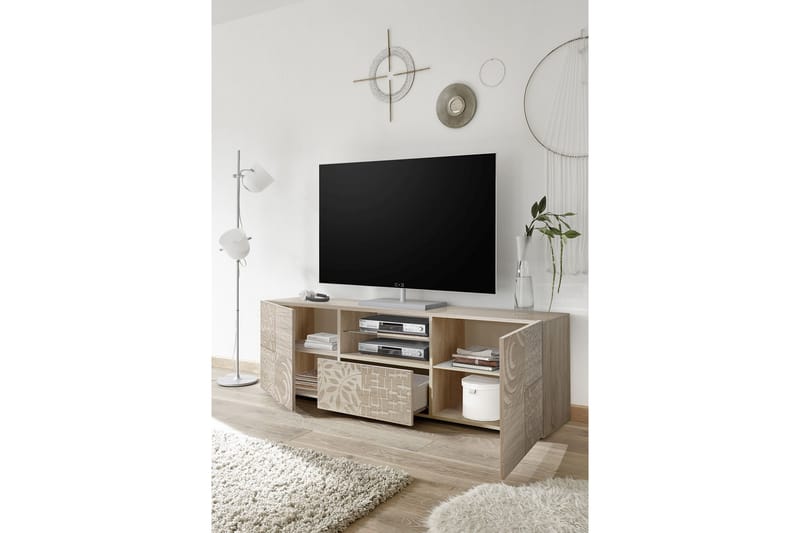 Mironne TV-benk 181 cm - Brun - Møbler - Mediamøbel & tv møbel - TV-benk & mediabenk