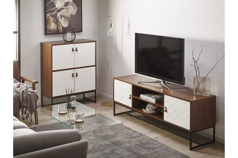 Nueva TV-benk 150x40 cm - Brun - Møbler - Mediamøbel & tv møbel - TV-benk & mediabenk