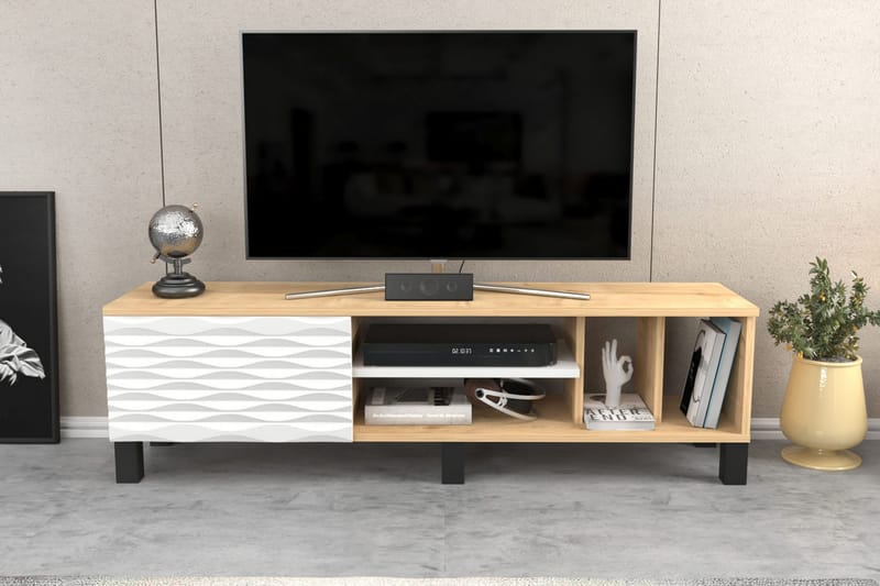 Rinorea Tv-benk 140x40,3 cm - Blå - Møbler - Mediamøbel & tv møbel - TV-benk & mediabenk