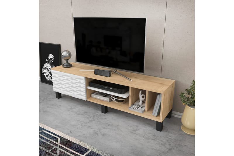 Rinorea Tv-benk 140x40,3 cm - Blå - Møbler - Mediamøbel & tv møbel - TV-benk & mediabenk