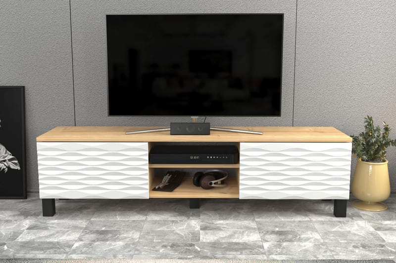 Rinorea Tv-benk 150x40,3 cm - Blå - Møbler - Mediamøbel & tv møbel - TV-benk & mediabenk