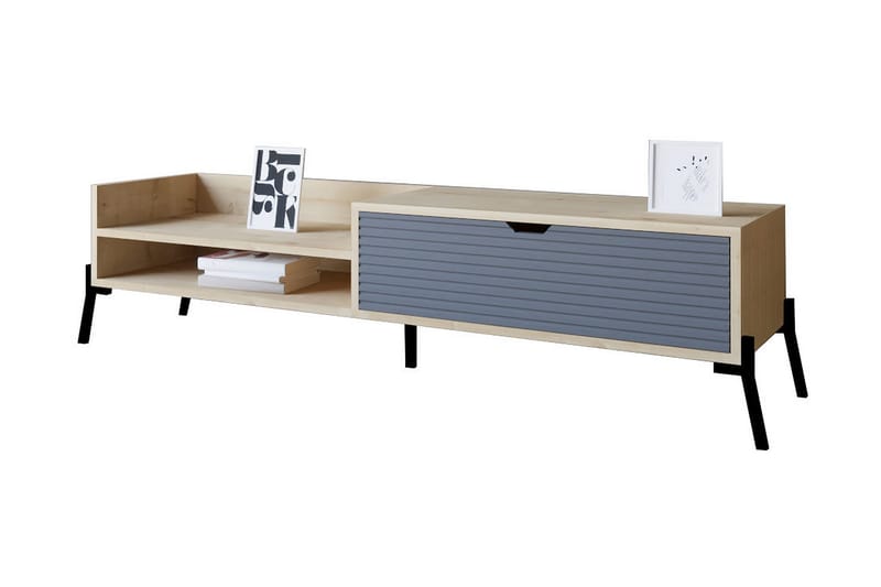 Rinorea Tv-benk 160x36 cm - Blå - Møbler - Mediamøbel & tv møbel - TV-benk & mediabenk