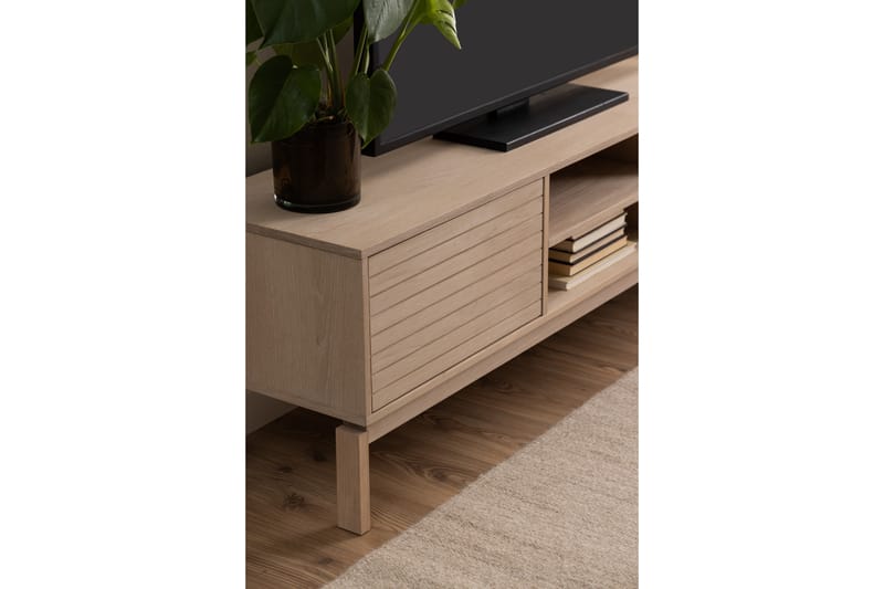 Sakie TV-benk 40 cm - Hvid - Møbler - Mediamøbel & tv møbel - TV-benk & mediabenk