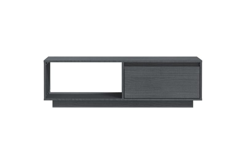 TV-benk 110x30x33,5 cm heltre furu grå - Grå - Møbler - Mediamøbel & tv møbel - TV-benk & mediabenk