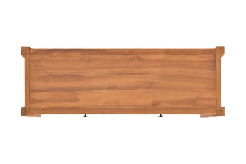 TV-benk 140x40x45 cm resirkulert teak - Brun - Møbler - Mediamøbel & tv møbel - TV-benk & mediabenk