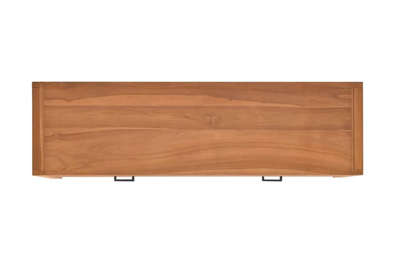 TV-benk 140x40x45 cm resirkulert teak - Brun - Møbler - Mediamøbel & tv møbel - TV-benk & mediabenk