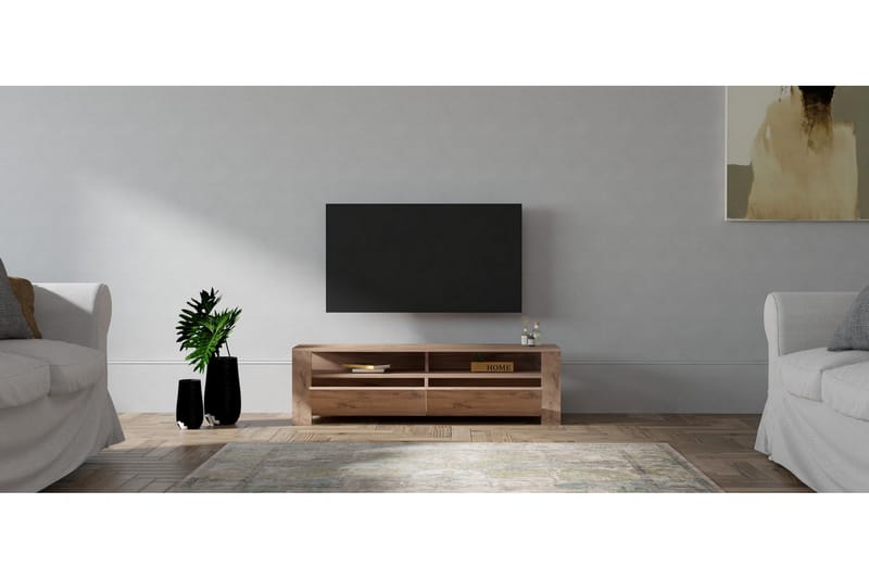 Tylar TV-benk 140 cm - Natur - Møbler - Mediamøbel & tv møbel - TV-benk & mediabenk