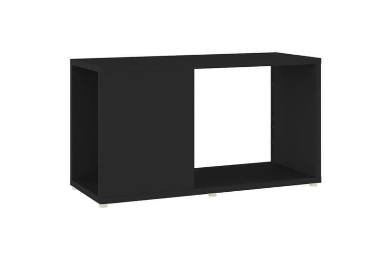 TV-benk svart 60x24x32 cm sponplate - Svart - Møbler - Mediamøbel & tv møbel - TV-skap