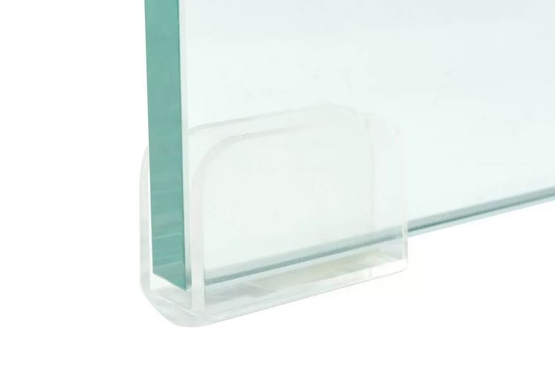 TV-benk glass klar 60x25x11 cm - Transparent - TV-hylle