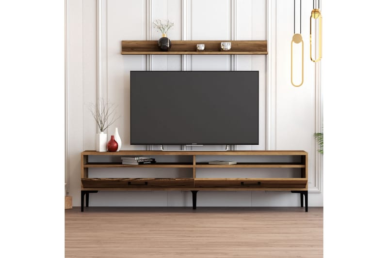 Andifli Tv-møbelsett 180x47 cm - Brun - Møbler - Mediamøbel & tv møbel - TV-møbelsett