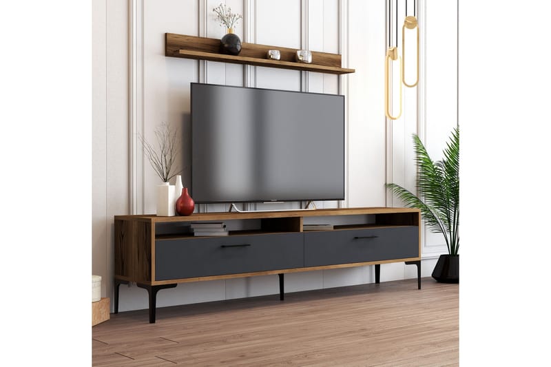 Andifli Tv-møbelsett 180x47 cm - Brun - TV-møbelsett