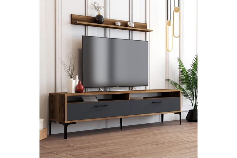 Andifli Tv-møbelsett 180x47 cm - Brun - Møbler - Mediamøbel & tv møbel - TV-møbelsett