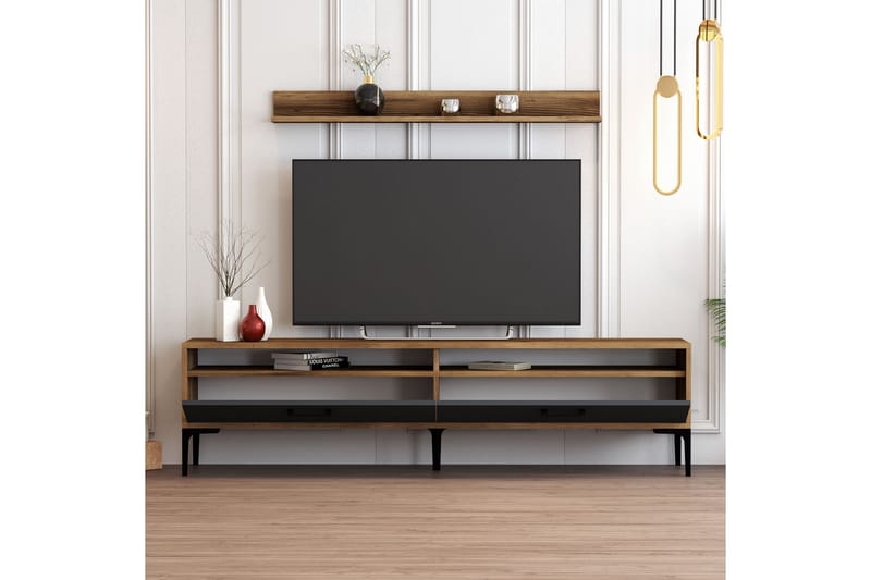 Andifli Tv-møbelsett 180x47 cm - Brun - TV-møbelsett