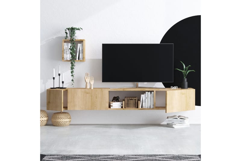 Desgrar Tv-möbelset 180x25 cm - Blå - Møbler - Mediamøbel & tv møbel - TV-møbelsett