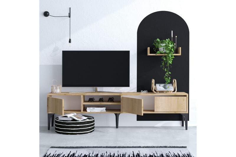 Desgrar Tv-möbelset 180x50 cm - Blå - Møbler - Mediamøbel & tv møbel - TV-møbelsett