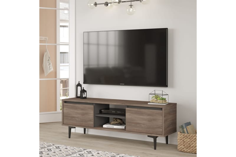 Rinorea Tv-møbelsett 140x48,1 cm - Brun - Møbler - Mediamøbel & tv møbel - TV-møbelsett