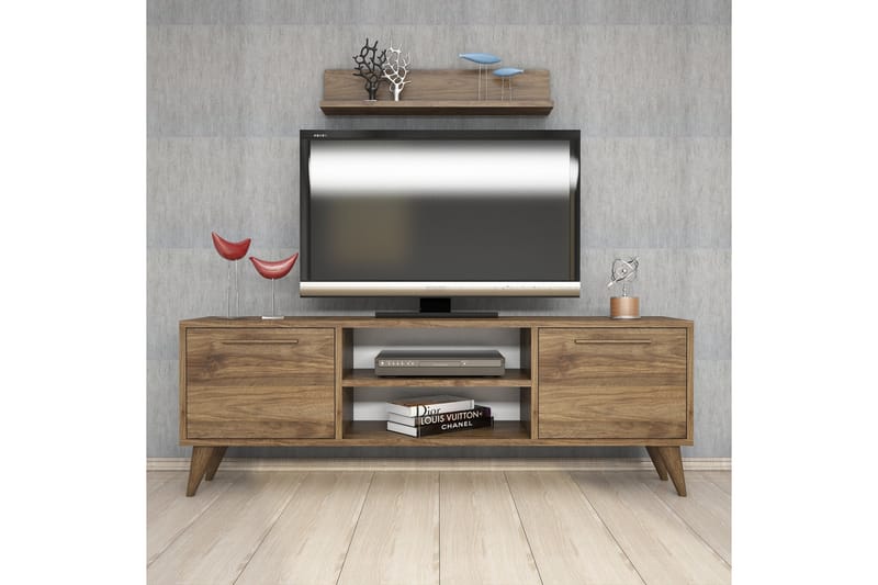 TV Unit Valnøtt - Møbler - Mediamøbel & tv møbel - TV-møbelsett