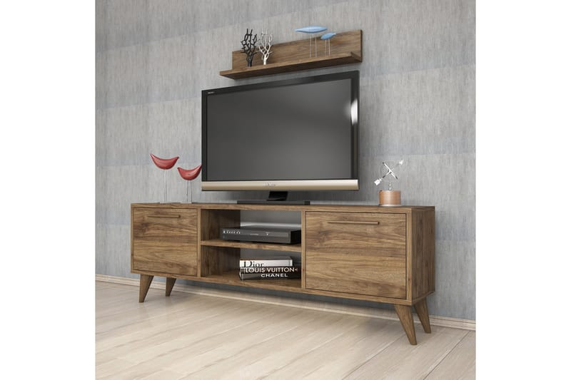 TV Unit Valnøtt - Møbler - Mediamøbel & tv møbel - TV-møbelsett