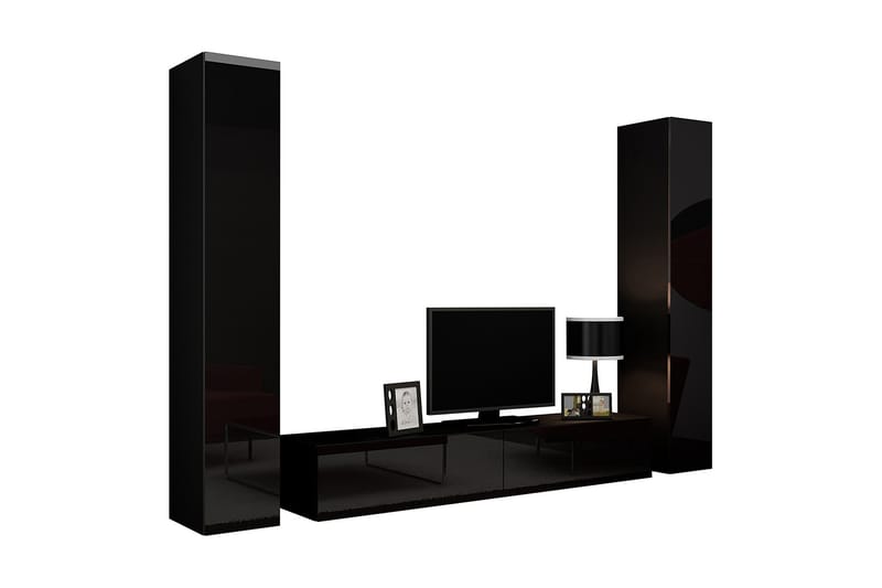 Vigo TV-møbelsett 260x40x180 cm - Møbler - Mediamøbel & tv møbel - TV-møbelsett