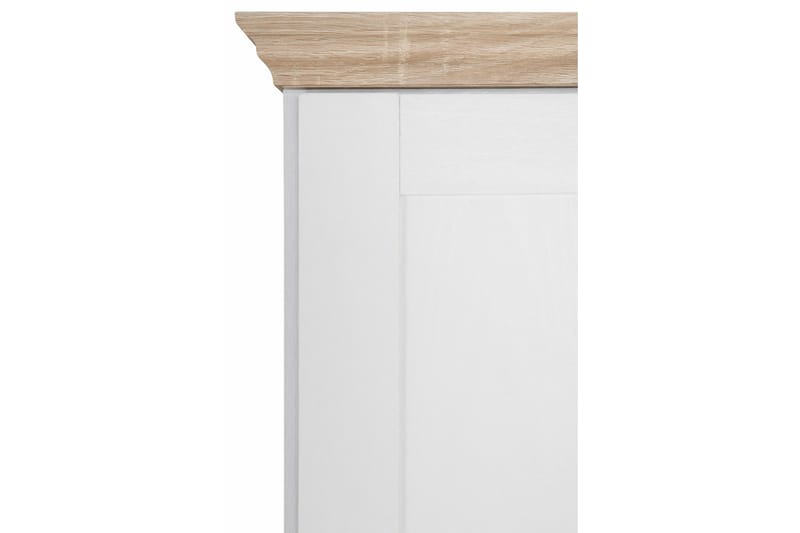 Dareia Garderobe 85 cm - Hvit/Brun - Møbler - Mediamøbel & tv møbel - TV-skap