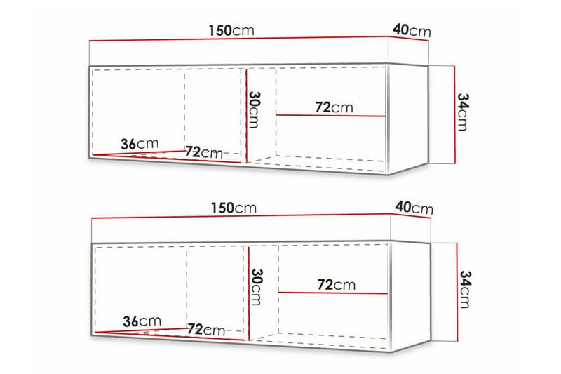 Dunvegan TV-skap 300 cm - Hvid - Møbler - Mediamøbel & tv møbel - TV-skap