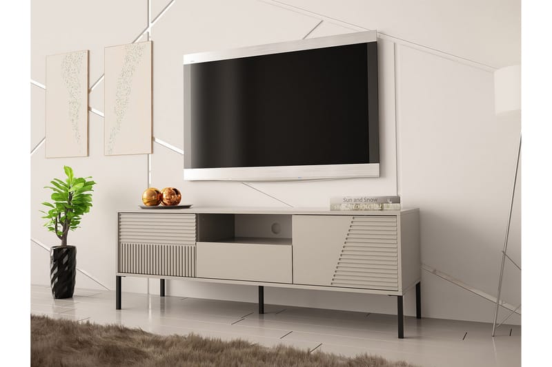 Glenndale TV-skåp 155 cm - Cashmere - Møbler - Mediamøbel & tv møbel - TV-skap