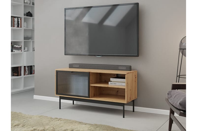 Kintore TV-skap 117 cm - Svart - Møbler - Mediamøbel & tv møbel - TV-skap