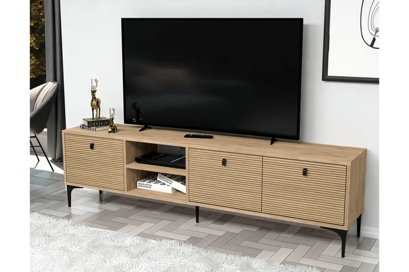 Vision Tv-benk 180 cm - Eik - Møbler - Mediamøbel & tv møbel - TV-benk & mediabenk