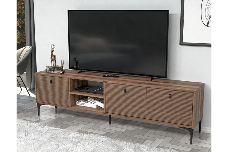 Vision Tv-benk 180 cm - Valnøtt - Møbler - Mediamøbel & tv møbel - TV-benk & mediabenk