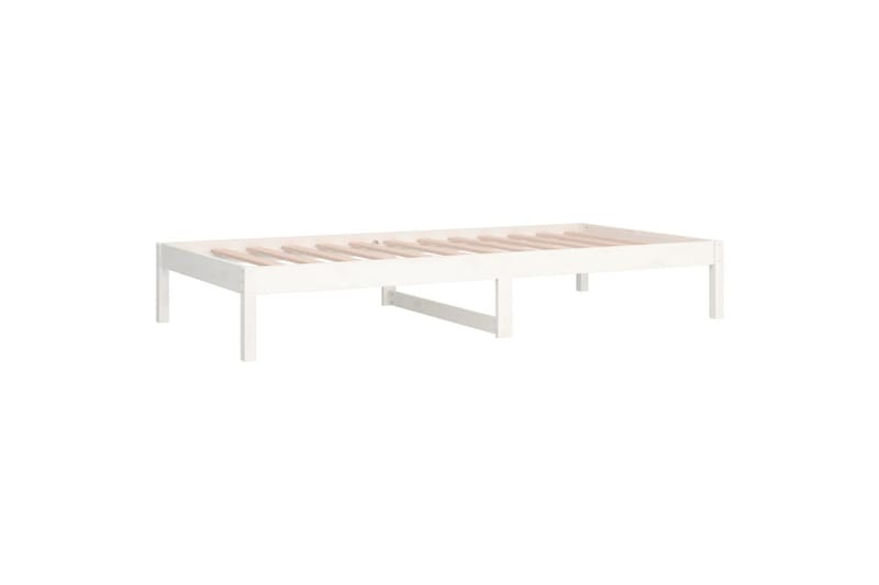 beBasic Dagseng hvit 90x190 cm 3FT Single heltre furu - Hvit - Møbler - Senger - Sengeramme & sengestamme