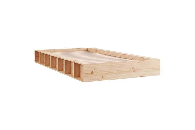 beBasic Sengeramme 135x190 cm 4FT6 Double heltre - Brun - Møbler - Senger - Sengeramme & sengestamme