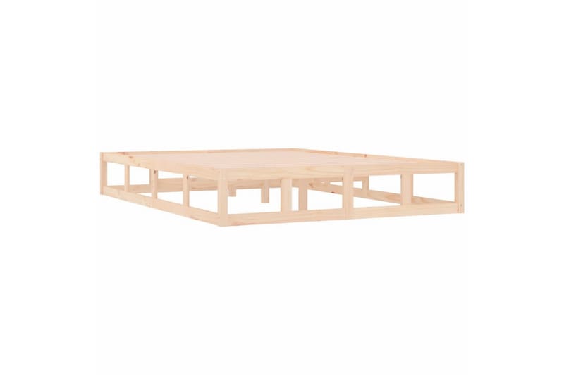 beBasic Sengeramme 135x190 cm 4FT6 Double heltre - Brun - Møbler - Senger - Sengeramme & sengestamme