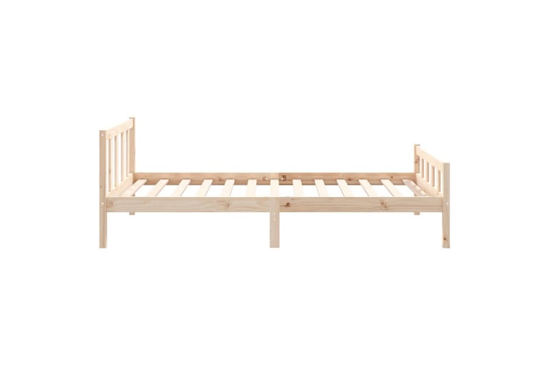 beBasic Sengeramme heltre 100x200 cm - Brun - Møbler - Senger - Sengeramme & sengestamme