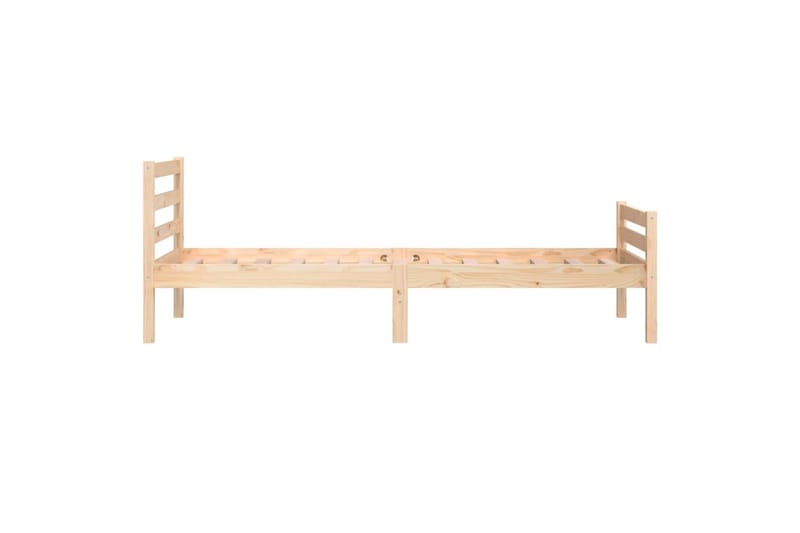 beBasic Sengeramme heltre 100x200 cm - Brun - Møbler - Senger - Sengeramme & sengestamme