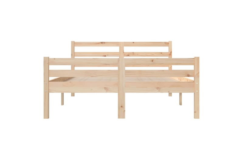 beBasic Sengeramme heltre 140x190 cm - Brun - Møbler - Senger - Sengeramme & sengestamme