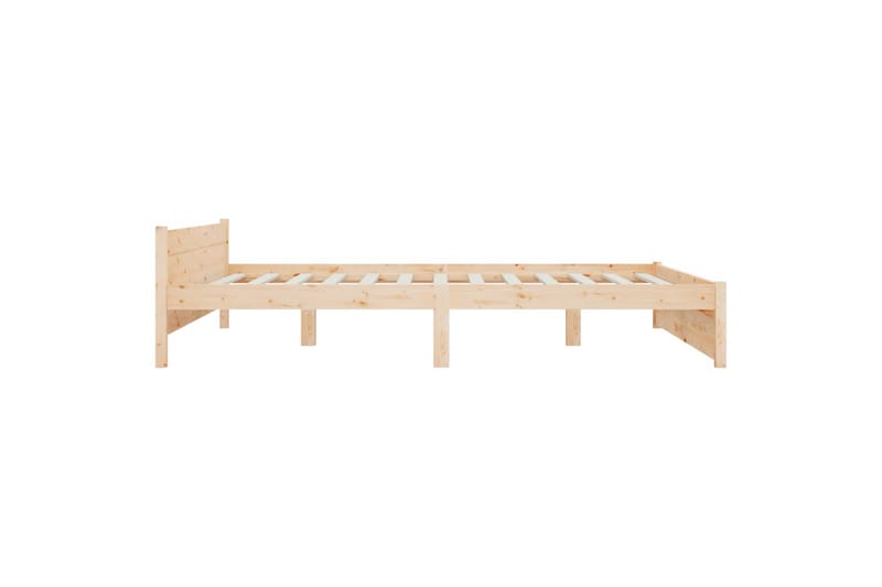 beBasic Sengeramme heltre 140x190 cm - Brun - Møbler - Senger - Sengeramme & sengestamme