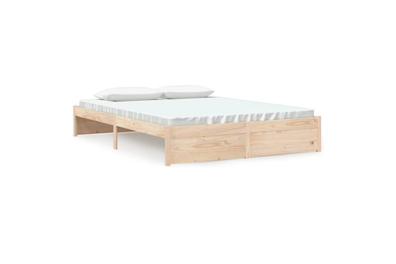 beBasic Sengeramme heltre 150x200 cm 5FT King Size - Brun - Møbler - Senger - Sengeramme & sengestamme