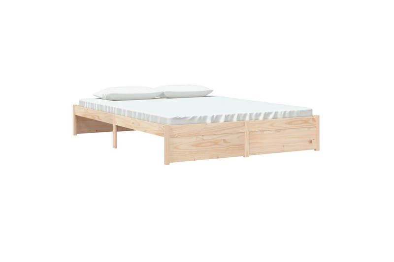 beBasic Sengeramme heltre 150x200 cm 5FT King Size - Brun - Møbler - Senger - Sengeramme & sengestamme