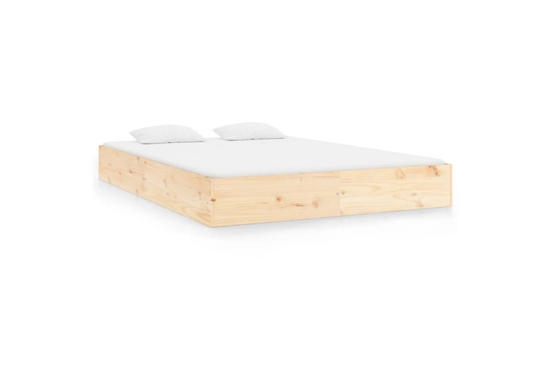 beBasic Sengeramme heltre 150x200 cm 5FT King Size - Brun - Møbler - Senger - Sengeramme & sengestamme