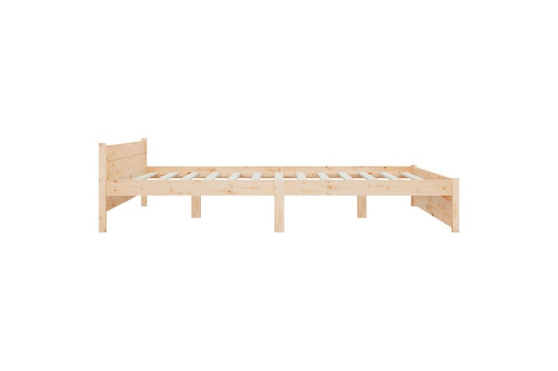 beBasic Sengeramme heltre 160x200 cm - Brun - Møbler - Senger - Sengeramme & sengestamme