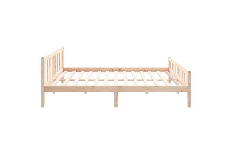 beBasic Sengeramme heltre 180x200 cm 6FT Super King - Brun - Møbler - Senger - Sengeramme & sengestamme