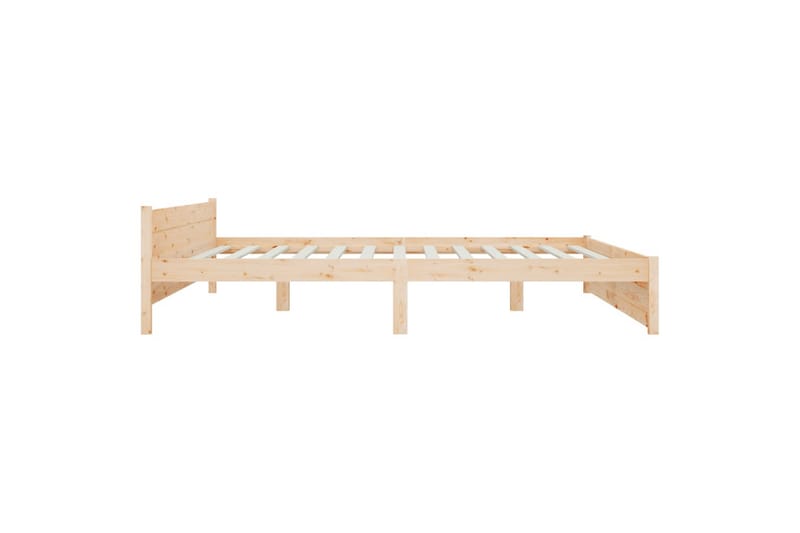 beBasic Sengeramme heltre 180x200 cm 6FT Super King - Brun - Møbler - Senger - Sengeramme & sengestamme